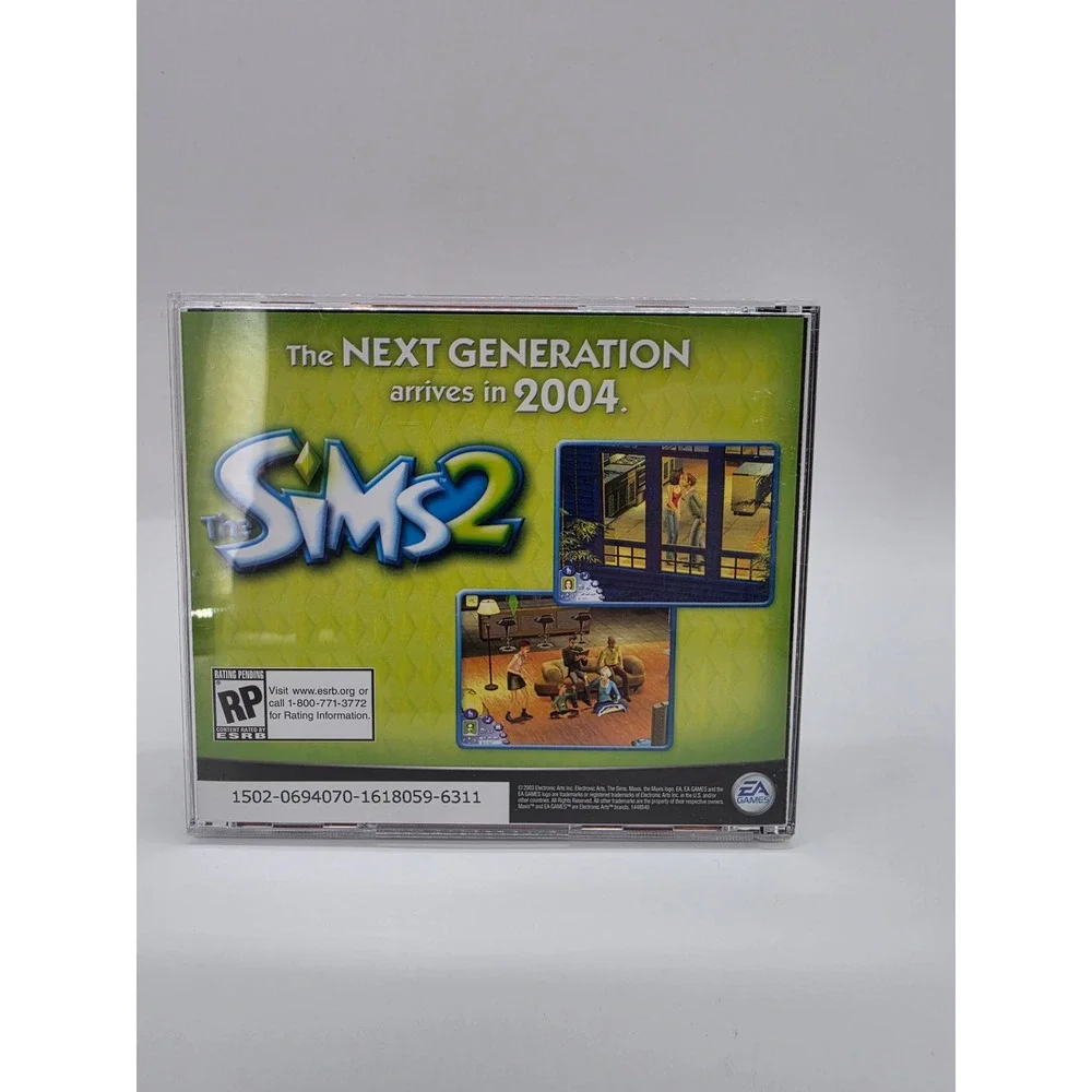 The Sims Vacation Expansion Pack PC Game 2002 EA Maxis Jewel Case Retro Vintage